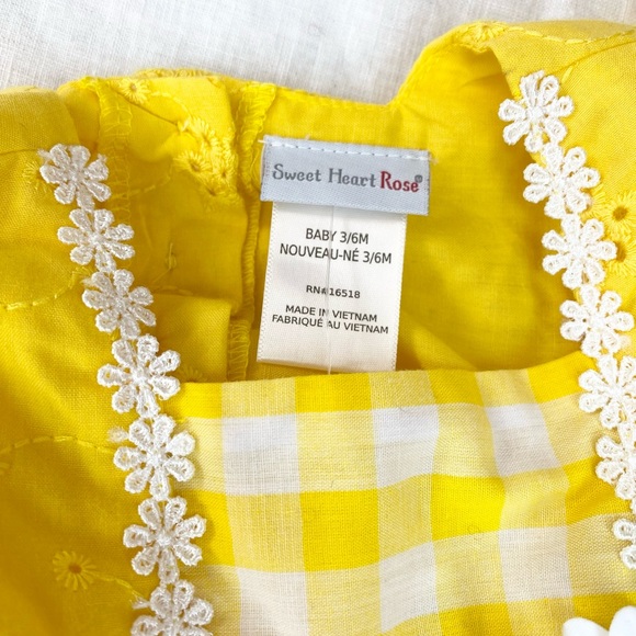 SWEET HEART ROSE Floral-Trim Eyelet Dress - Picture 10 of 10